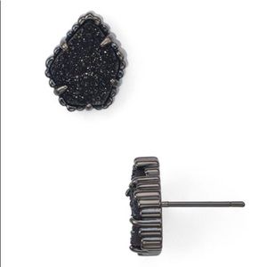 Kendra Scott Gunmetal Tessa Drusy Studs